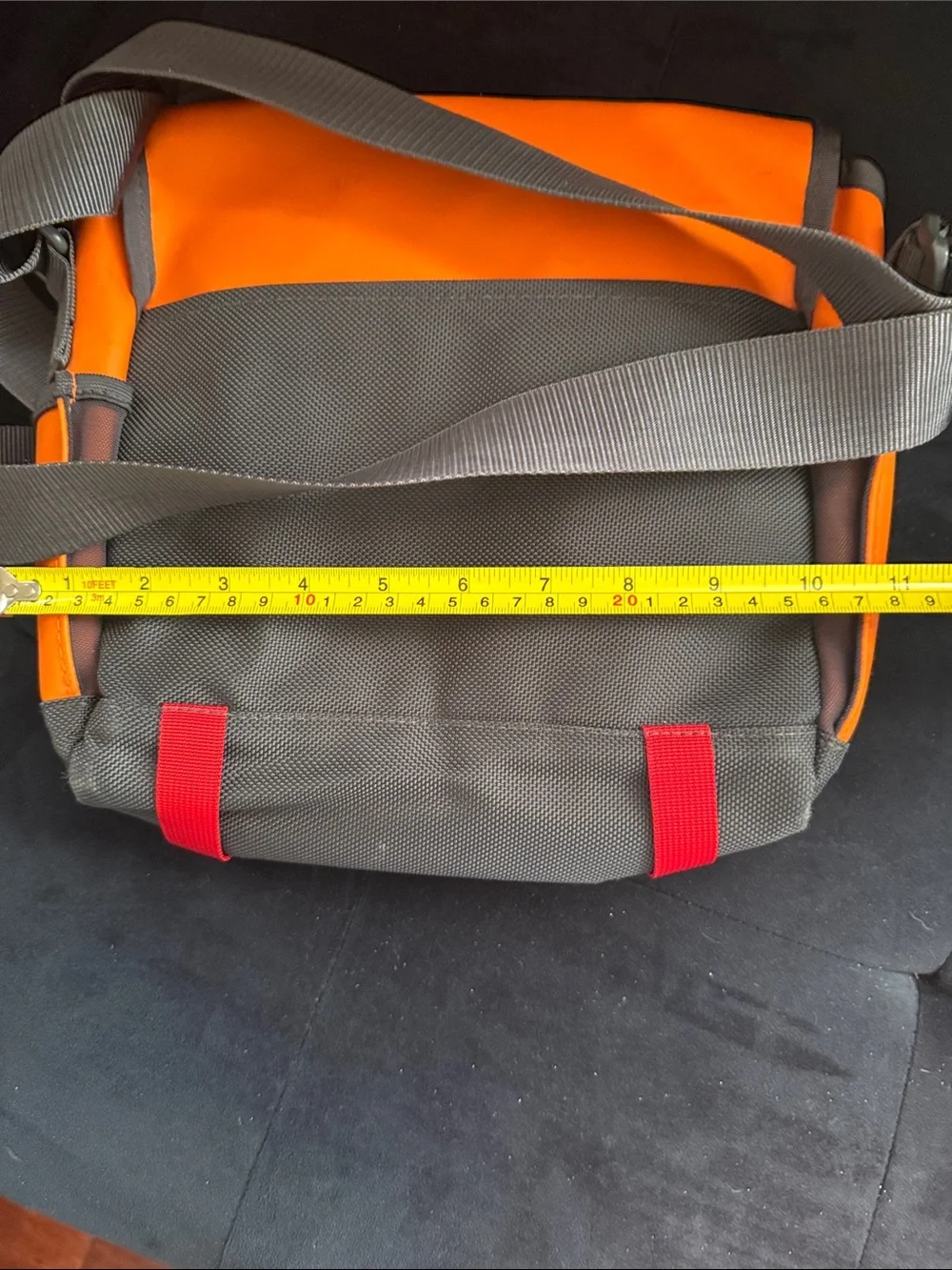 The North Face Orange and Red Messenger Bag